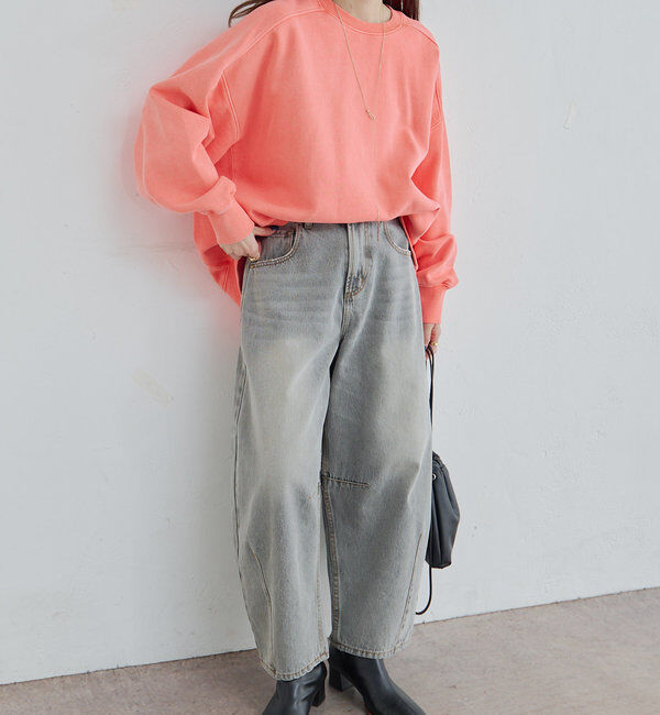  「【WEB限定カラーあり】シンプル裏毛スウェットプルオーバー」|スウェット・ジャージ|