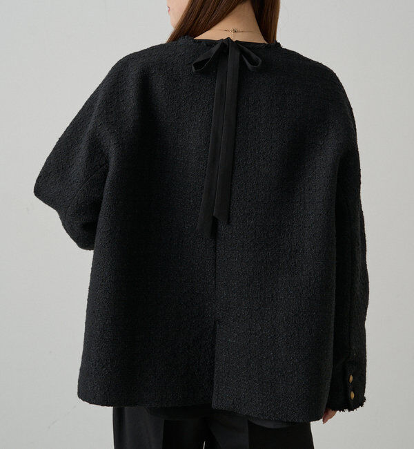  「スラブツイードノーカラージャケット」|テーラードジャケット|