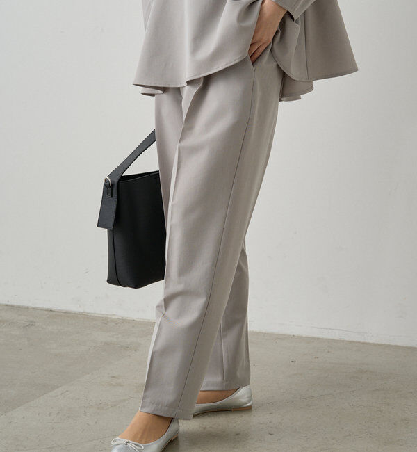  「【Du noir】バックリボンペプラムブラウス+スラックスパンツセット」|その他|