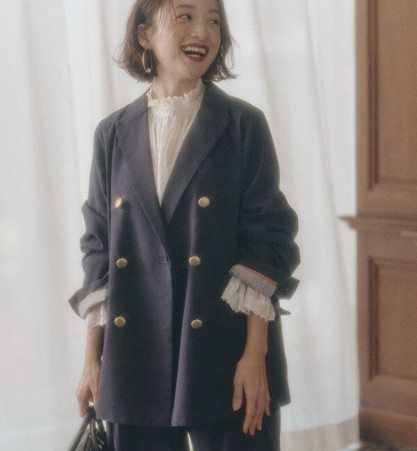  「TRダブルデザインテーラードジャケット」|テーラードジャケット|