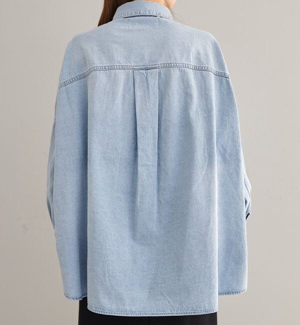  「ヴィンテージライクデニムシャツ」|シャツ・ブラウス|
