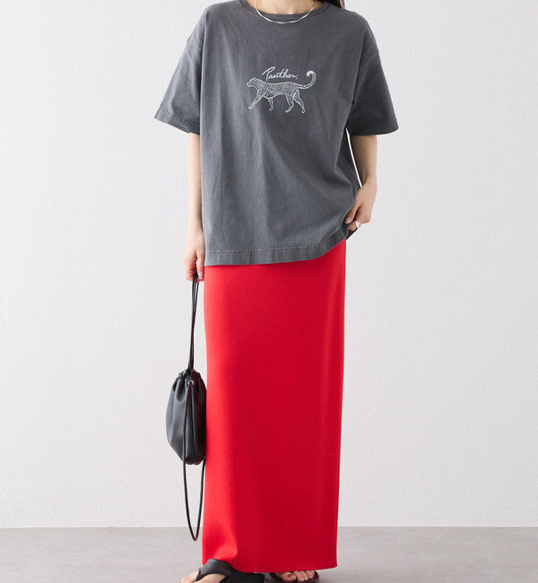  「《新色登場！/リバイバル》【-3kg見え / Du noir】ナロースカート」|スカート|