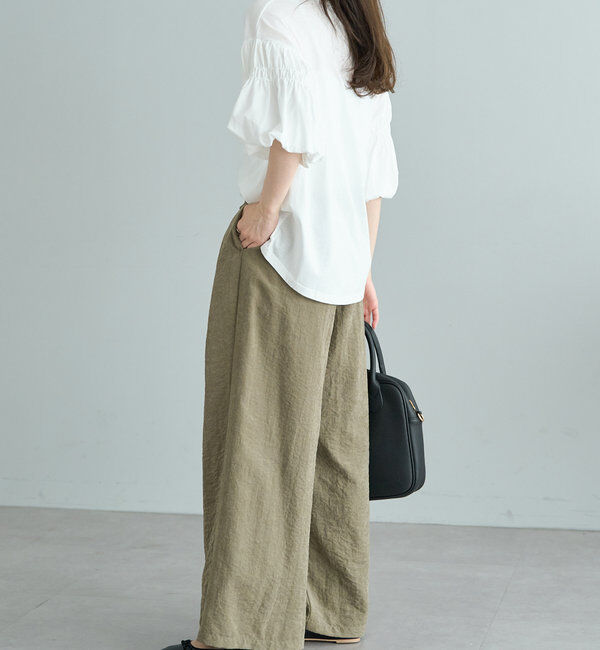  「【Du noir】ドライタッチバルーンスリーブT」|プルオーバー|