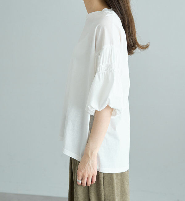  「【Du noir】ドライタッチバルーンスリーブT」|プルオーバー|