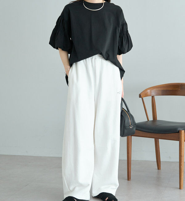  「【Du noir】ドライタッチバルーンスリーブT」|プルオーバー|