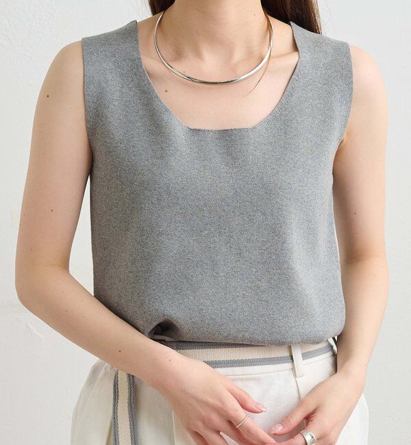  「【Du noir】ラウンドネックタンク」|タンクトップ|