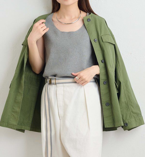  「【Du noir】ラウンドネックタンク」|タンクトップ|