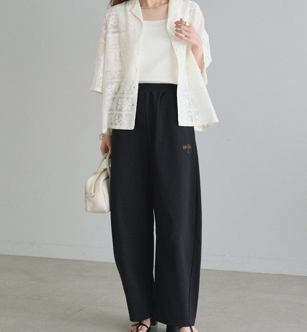  「【接触冷感+抗菌】カーブシルエットカットソーパンツ」|その他|