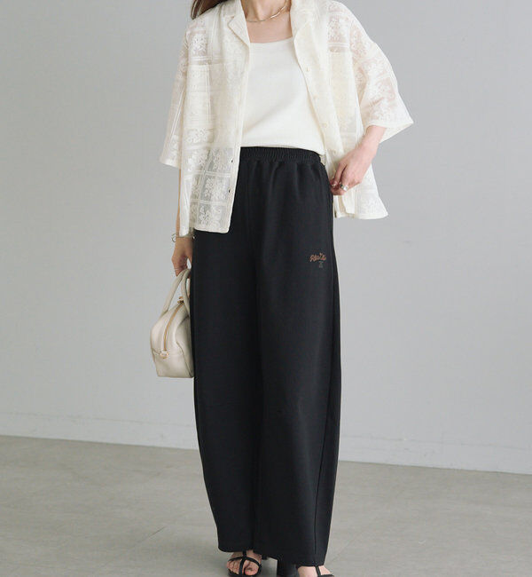  「【接触冷感+抗菌】カーブシルエットカットソーパンツ」|その他|