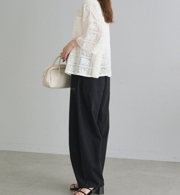  「【接触冷感+抗菌】カーブシルエットカットソーパンツ」|その他|