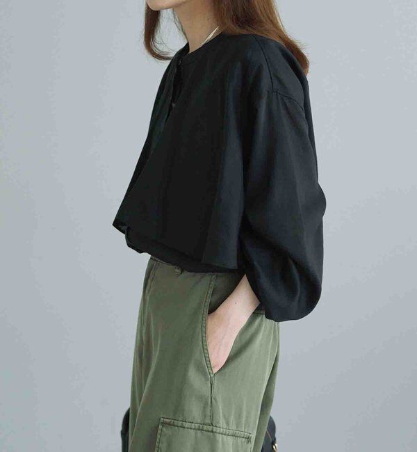  「ヨークデザインシアーブラウス」|シャツ・ブラウス|