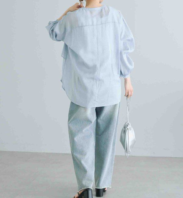  「ヨークデザインシアーブラウス」|シャツ・ブラウス|