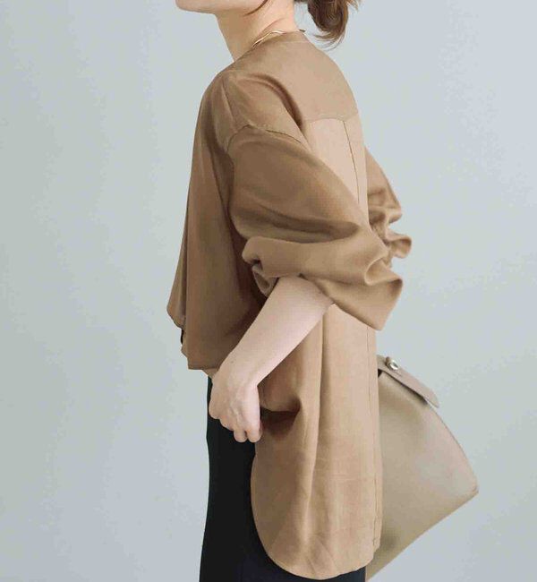  「ヨークデザインシアーブラウス」|シャツ・ブラウス|