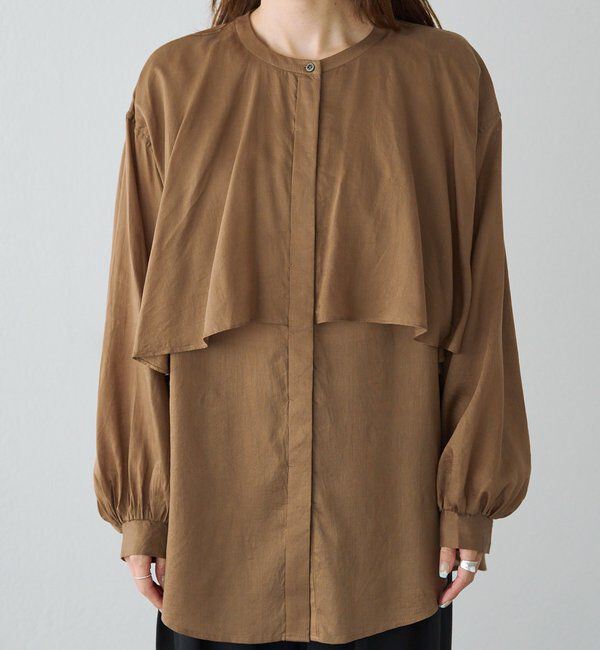  「ヨークデザインシアーブラウス」|シャツ・ブラウス|