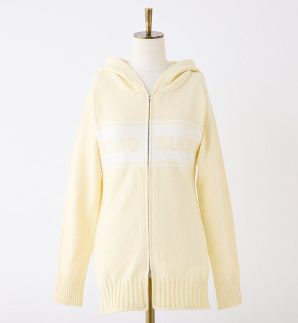  「ジップロゴジャガードニット」|ニット・セーター|