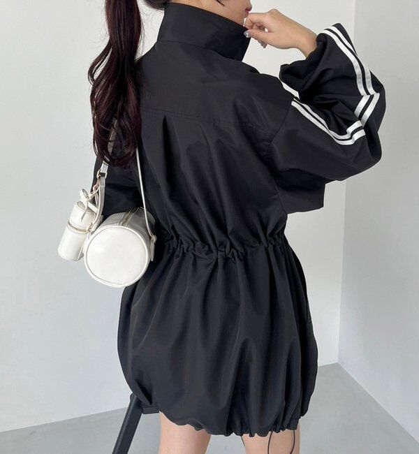  「サイドラインリボンブルゾン」|ダウンベスト・ベスト|