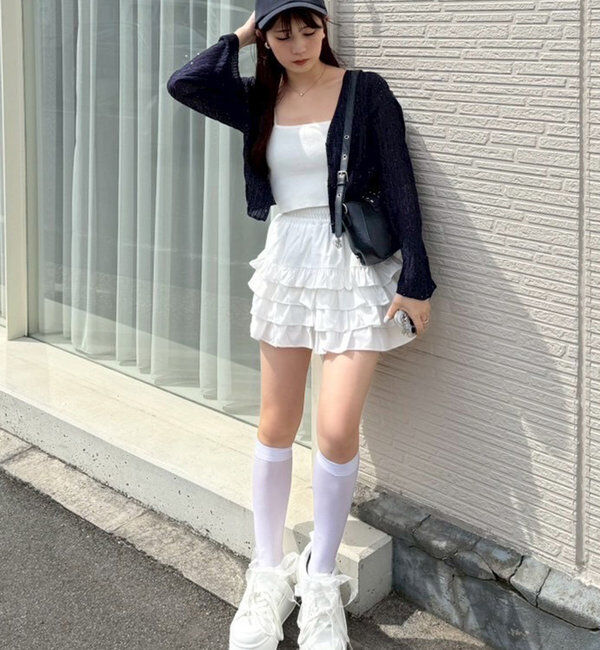  「リボンカスタム厚底スニーカー」|その他|