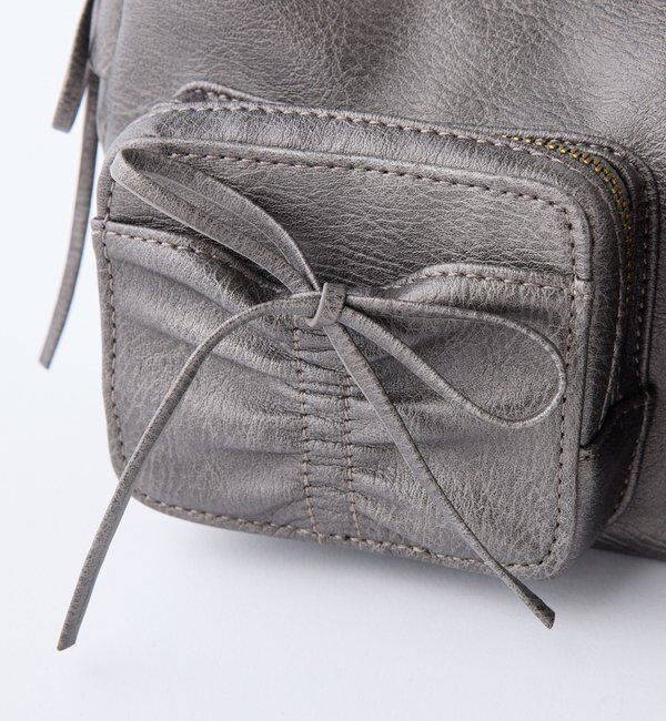  「【WEB限定/リバイバル】ドロストポケ付きリボンショルダーバッグ」|ショルダー・メッセンジャー|