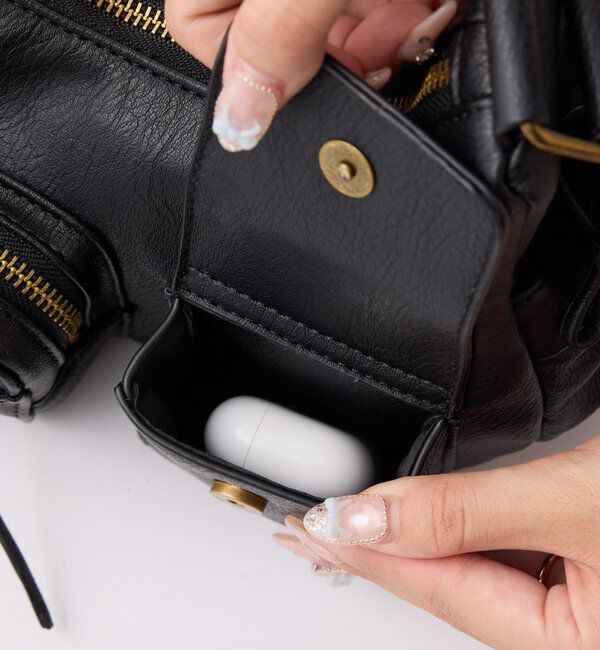  「【WEB限定/リバイバル】ドロストポケ付きリボンショルダーバッグ」|ショルダー・メッセンジャー|