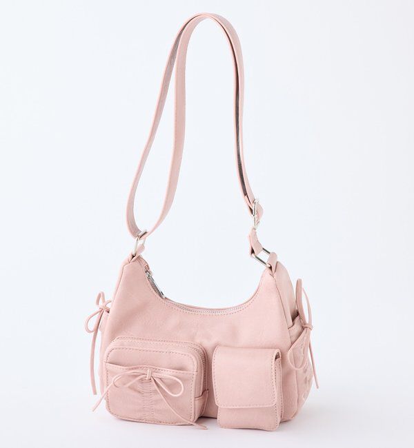  「【WEB限定/リバイバル】ドロストポケ付きリボンショルダーバッグ」|ショルダー・メッセンジャー|