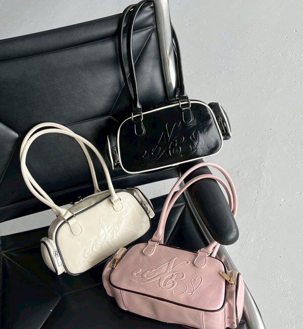  「エンボスロゴボストンバッグ」|ショルダー・メッセンジャー|