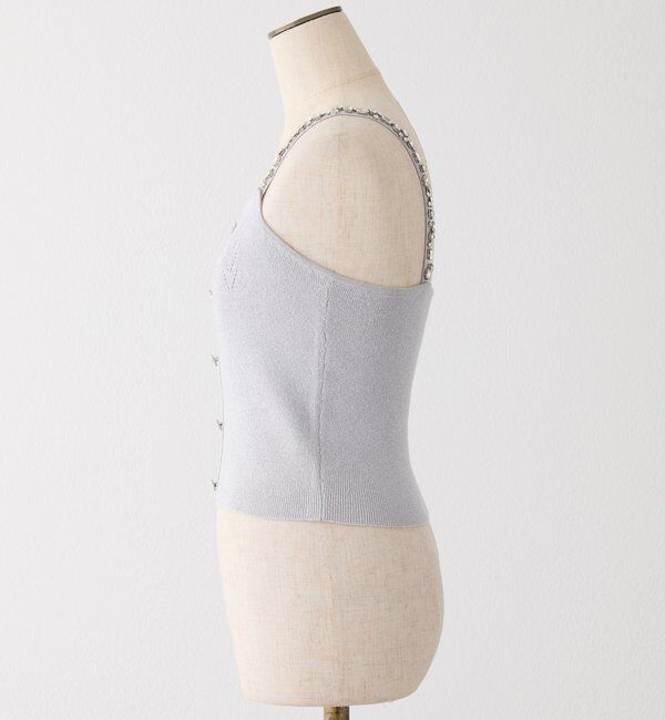  「【Twinkle Collection】袖ファーボレロ+キラキラビスチェSET」|ニット・セーター|