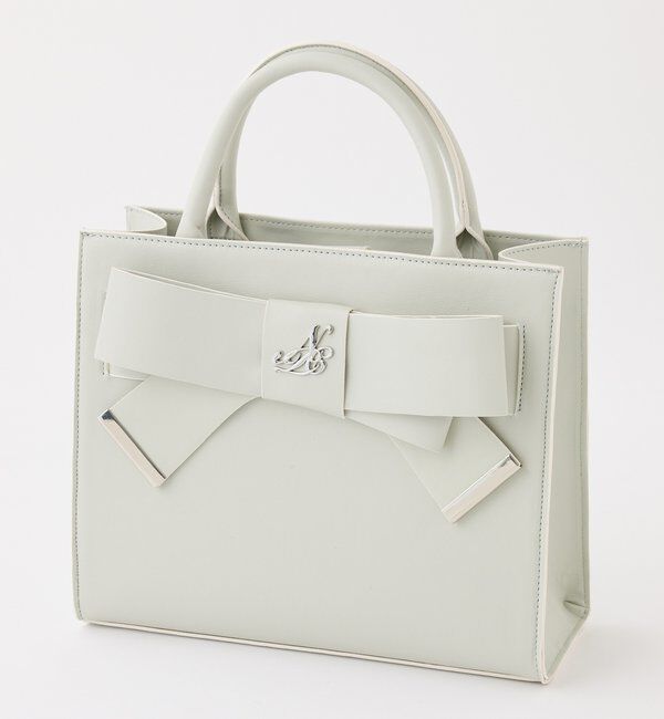  「【WEB限定】リボンモチーフトートバッグ／ショルダーにもなる」|ショルダー・メッセンジャー|