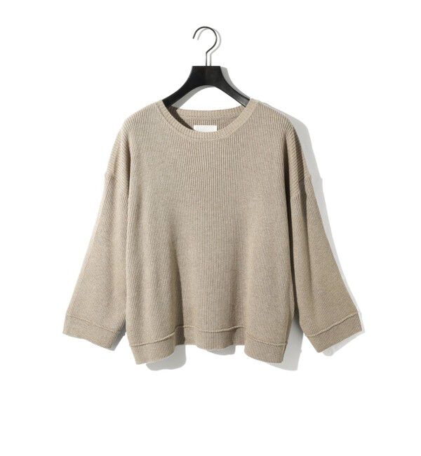 MIDIUMISOLID「MIDIUMISOLID for Ladies リブピンタックプルオーバー」|ニット・セーター|