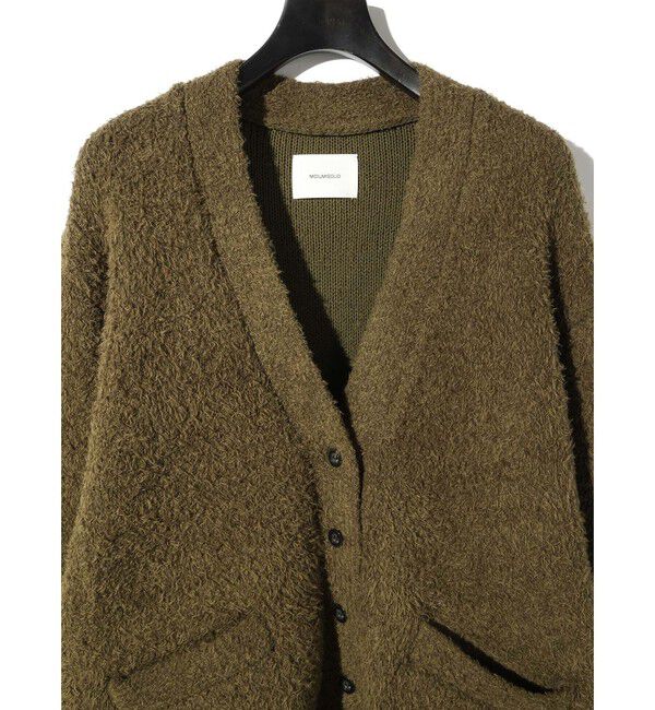 MIDIUMISOLID「MIDIUMISOLID フェザーヤーンロングカーディガン」|カーディガン|