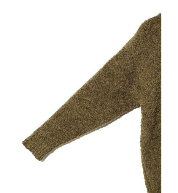 MIDIUMISOLID「MIDIUMISOLID フェザーヤーンロングカーディガン」|カーディガン|