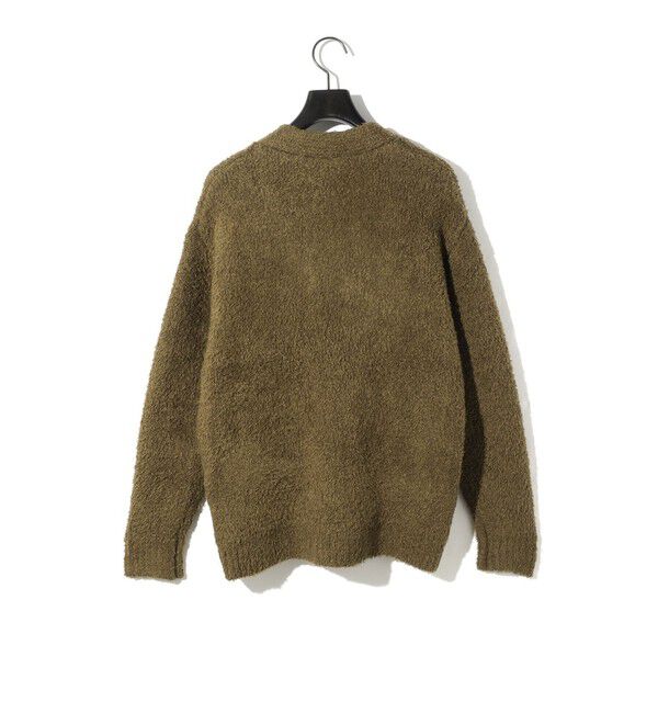 MIDIUMISOLID「MIDIUMISOLID フェザーヤーンロングカーディガン」|カーディガン|