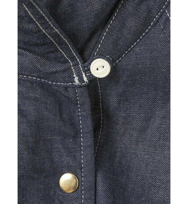 MidiUmi「MidiUmi デニムカバーオール」|シャツ・ブラウス|