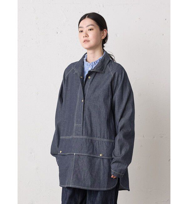 MidiUmi「MidiUmi デニムカバーオール」|シャツ・ブラウス|