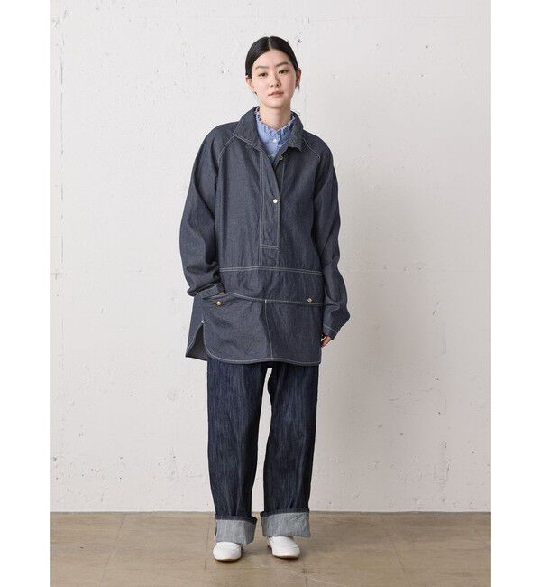 MidiUmi「MidiUmi デニムカバーオール」|シャツ・ブラウス|