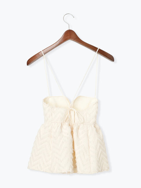 Te chichi「カットジャカードボンディングキャミソール（セットアップ可）」|シャツ・ブラウス|