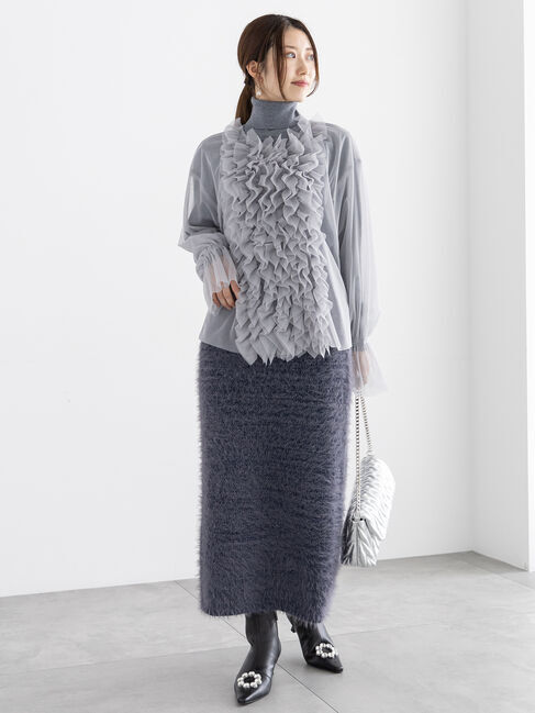 Te chichi「チュールレイヤードフリルブラウス」|シャツ・ブラウス|