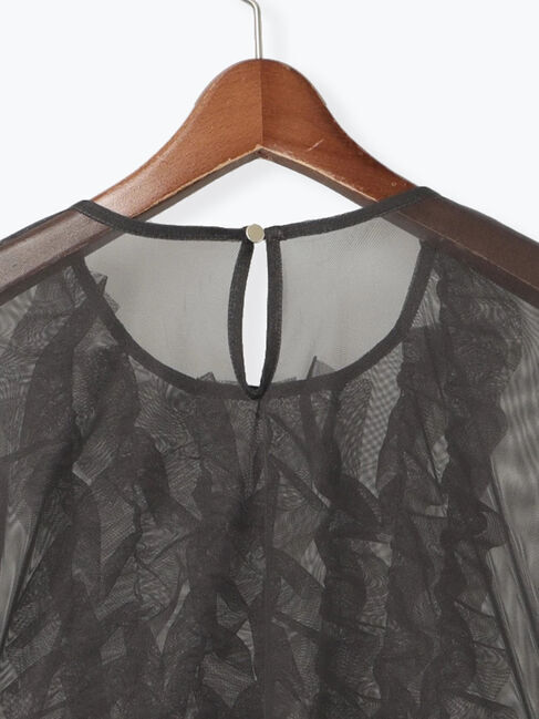 Te chichi「チュールレイヤードフリルブラウス」|シャツ・ブラウス|