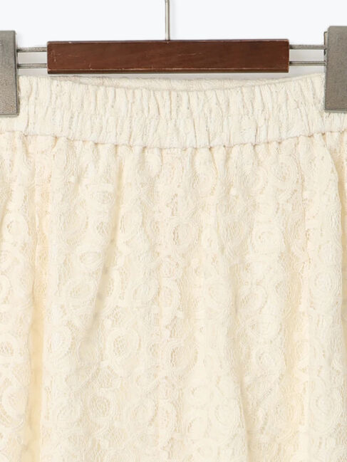 Te chichi「【Atelier Sucre】バテンレースフリンジタイトスカート《2025spring catalog item》」|スカート|