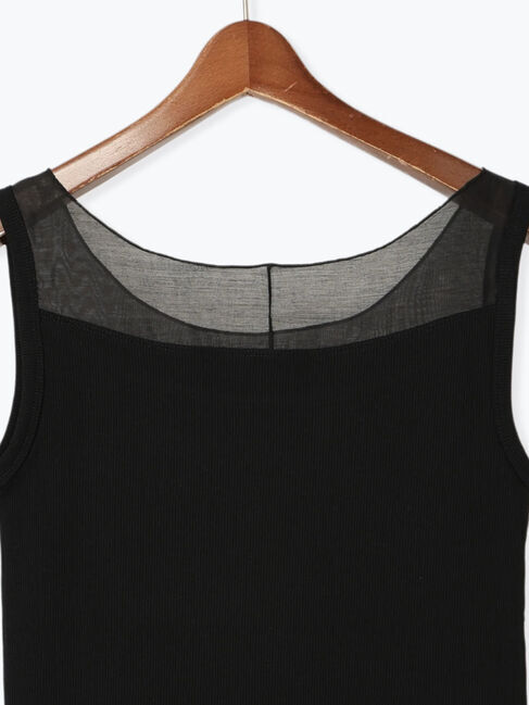 Te chichi「シアー切替スクエアネックタンクトップ」|タンクトップ|