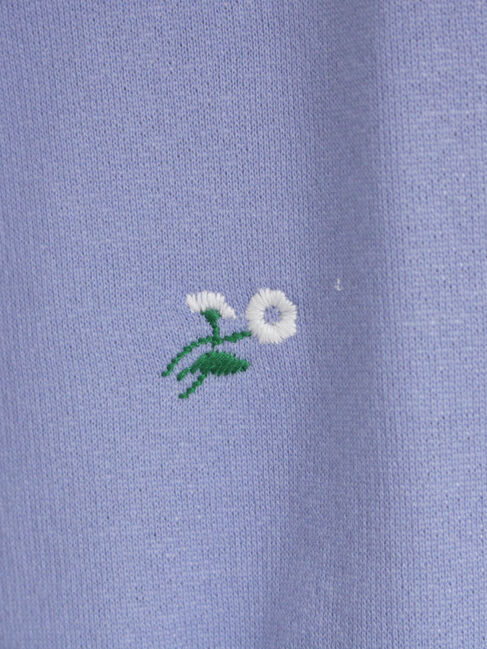 Samansa Mos2「小花刺繍スウェット」|Tシャツ・カットソー|