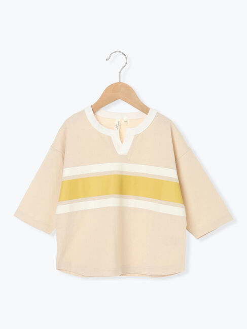 Samansa Mos2 Lagom「ボーダーラガーTシャツ」|Tシャツ・カットソー|キナリ