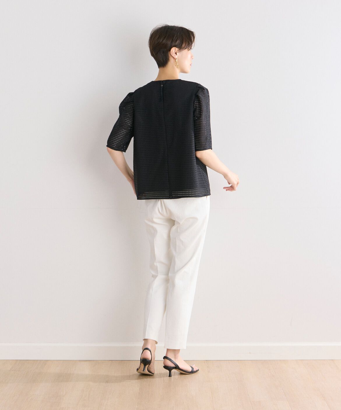 7-IDconcept.「ラッセルレースブラウス」|シャツ・ブラウス|