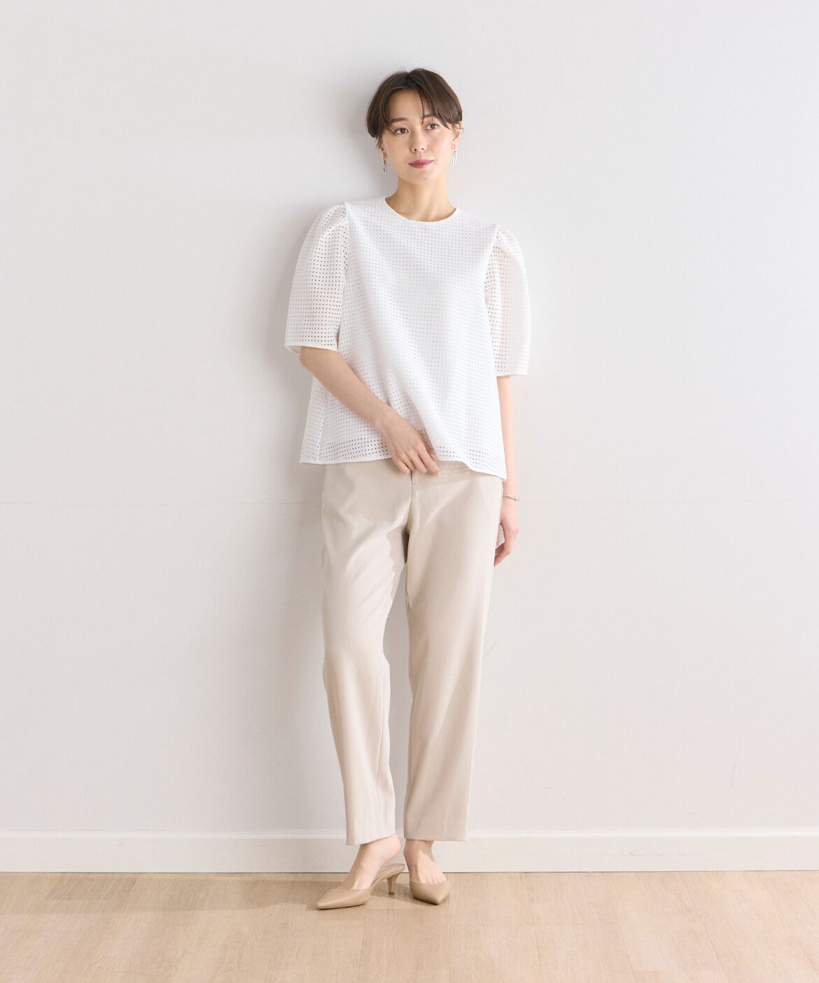 7-IDconcept.「ラッセルレースブラウス」|シャツ・ブラウス|