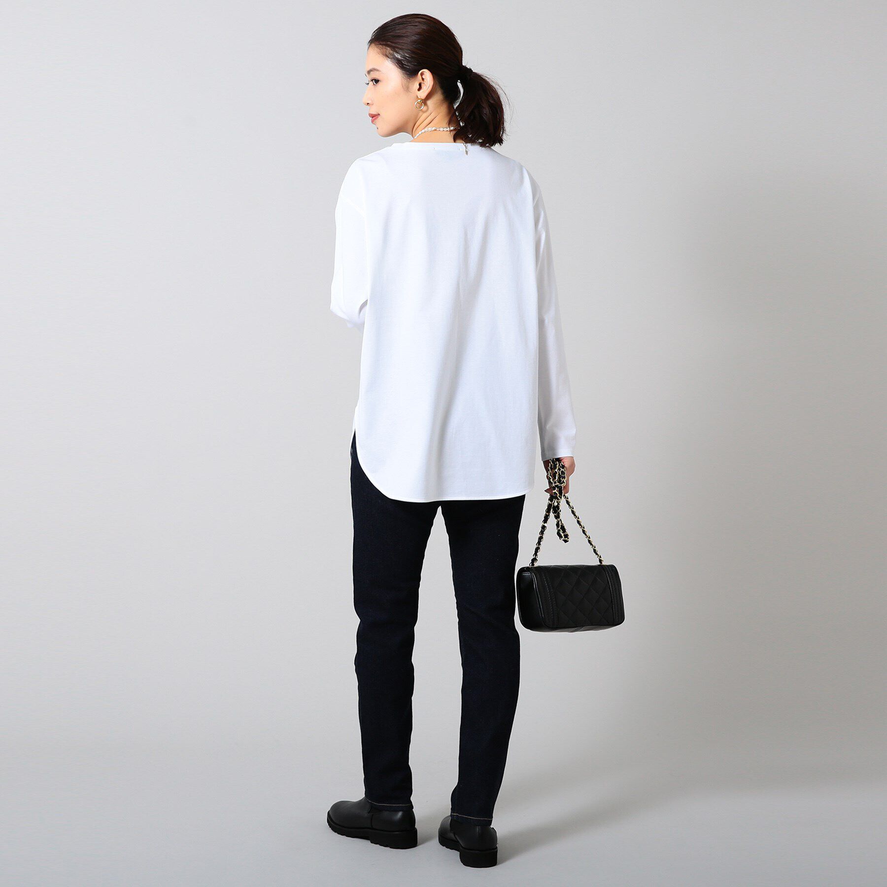 UNTITLED「サイロプレミアム天竺 長袖Tシャツ」|Tシャツ・カットソー|