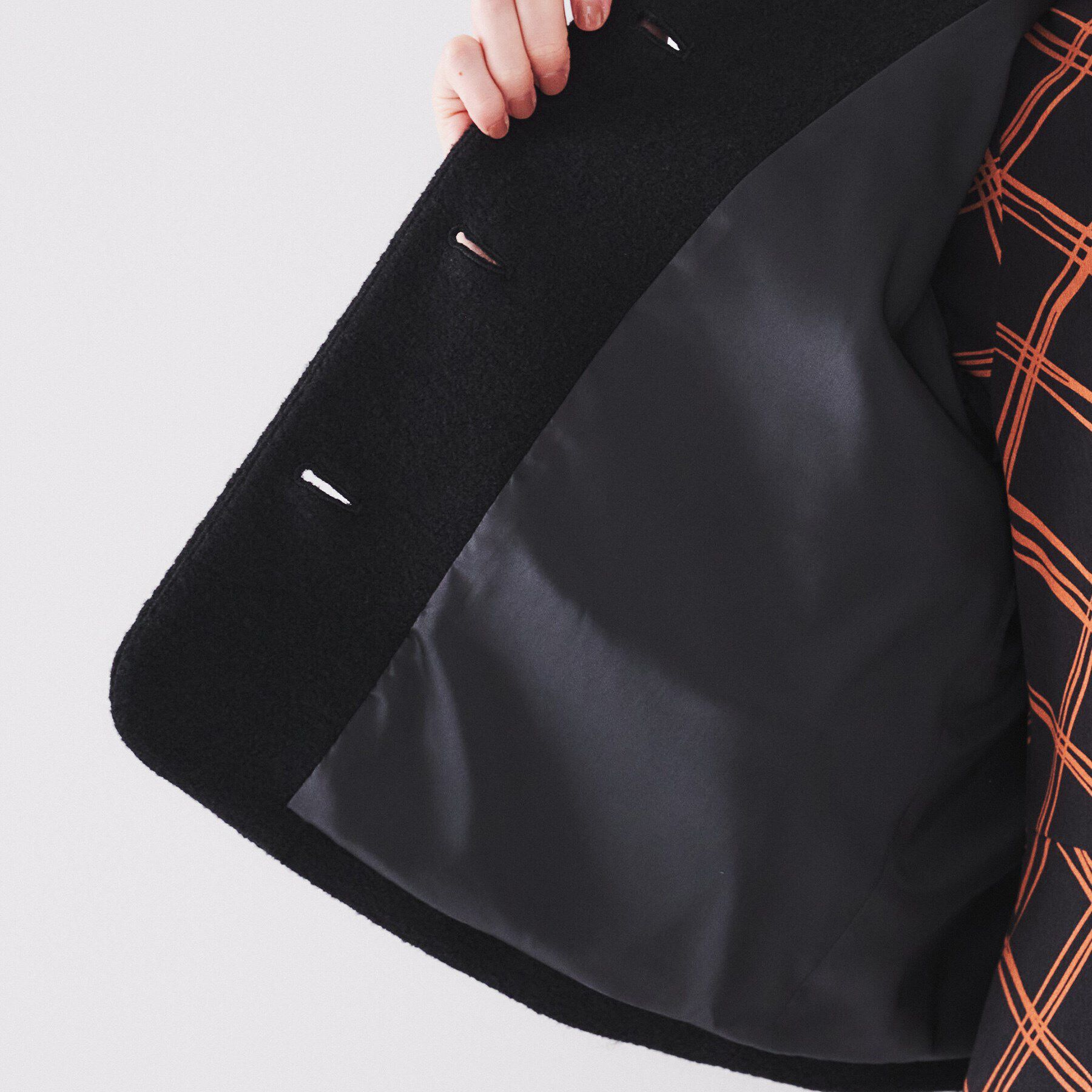 UNTITLED「【日本製/短ジャケ】ブークレークロップドジャケット」|ノーカラージャケット|