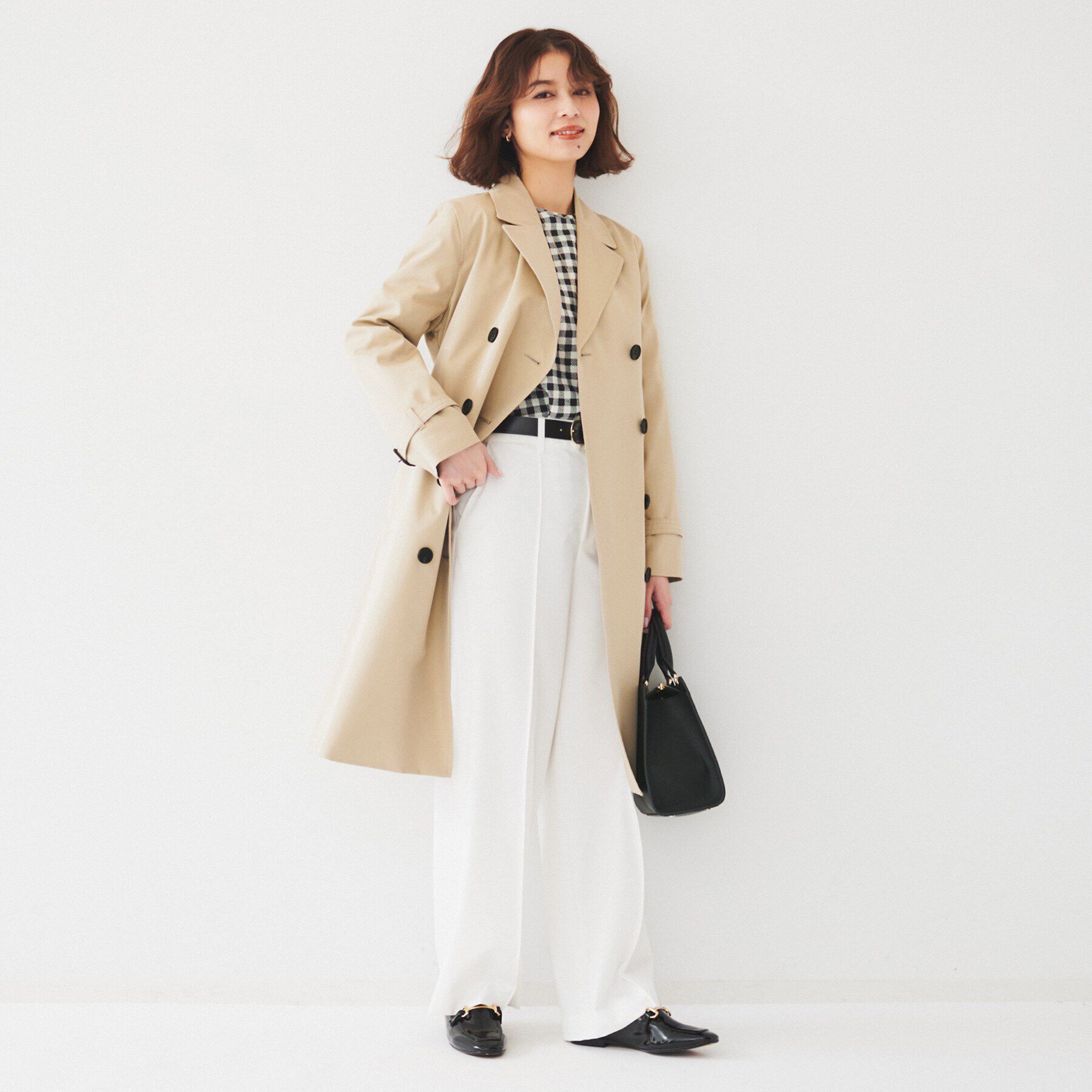 UNTITLED「【春コート/セレモニーにも！】ライナー付きトレンチコート」|トレンチコート|