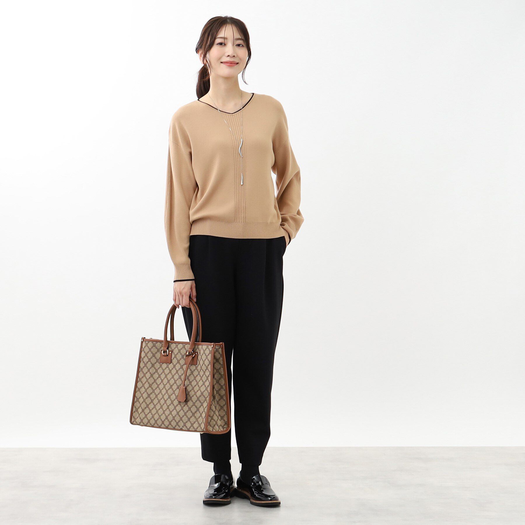 Reflect「【WEB限定カラーあり／手洗い可／セットアップ可】ゆるめフォルムニット」|ニット・セーター|