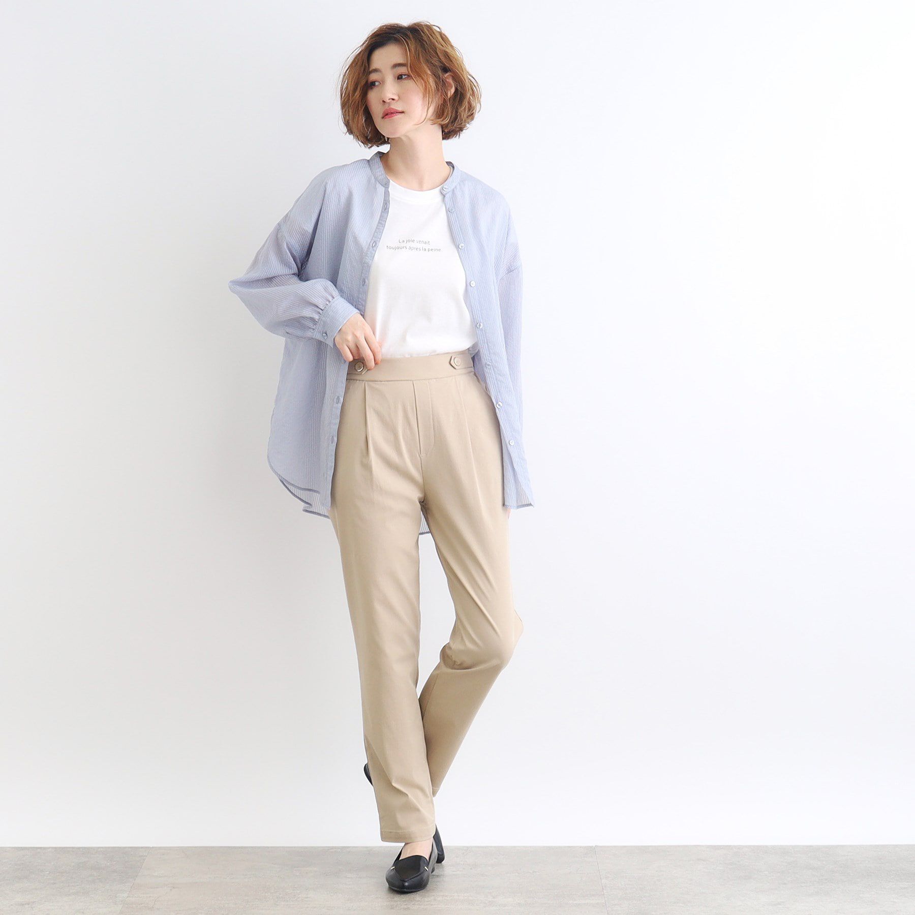 grove「【高身長さん向け＋5cm】＜接触冷感・多サイズ＞サマーハイパーストレッチテーパードパンツ」|その他|