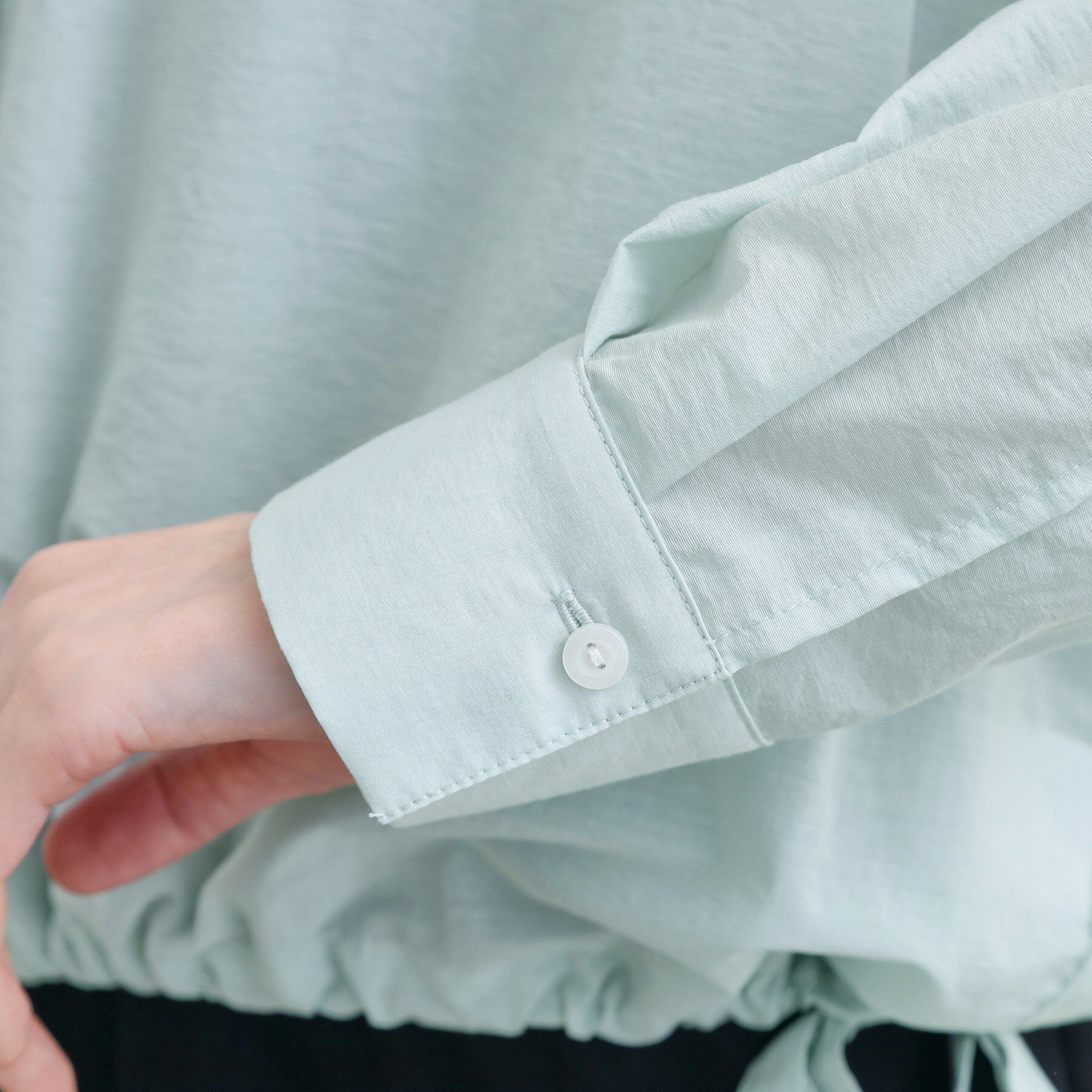 grove「【UVカット/洗える】クロップドシアーシャツ」|シャツ・ブラウス|