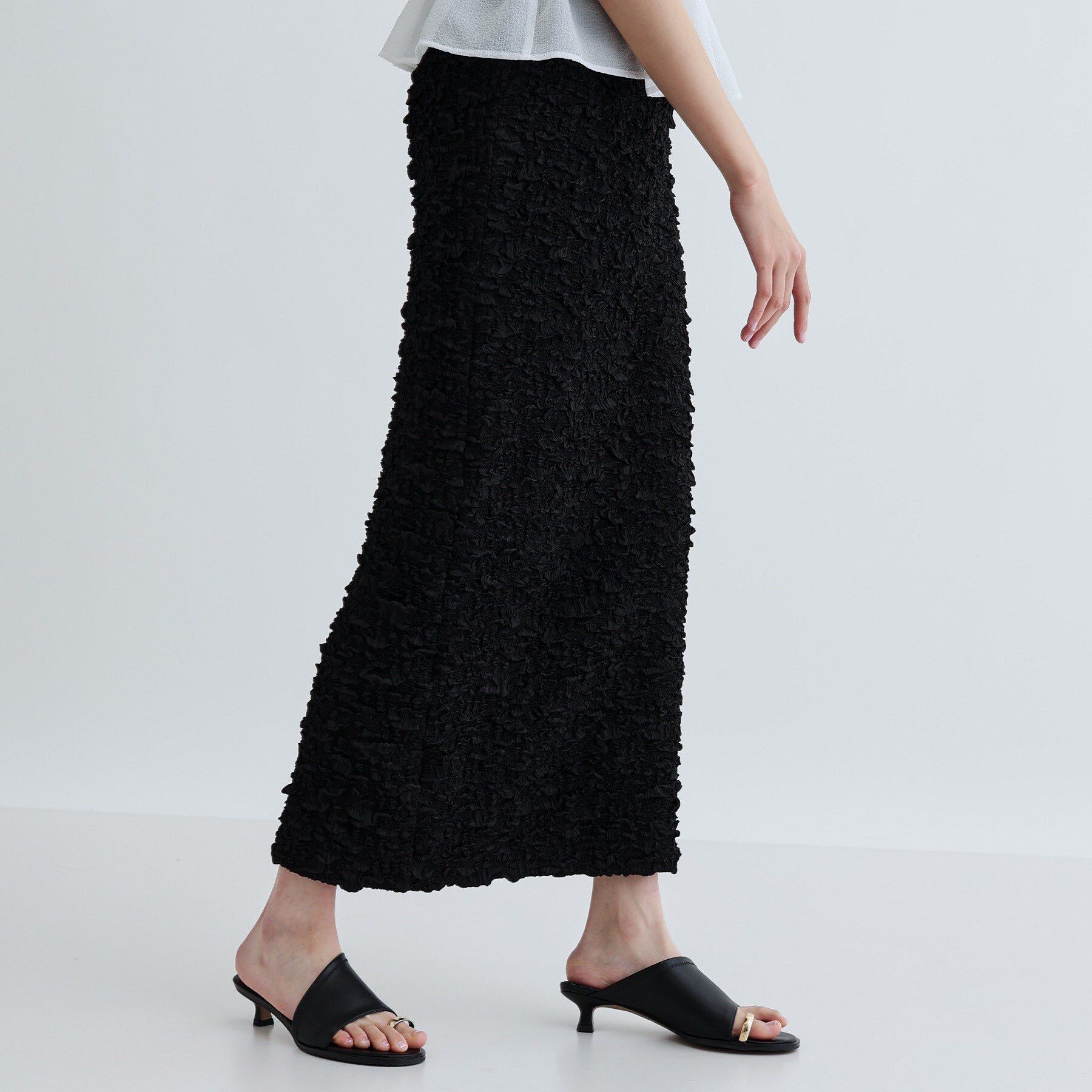 GALLEST「ふくれジャカードタイトスカート」|スカート|